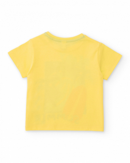 Boys’ knitted set with summer print