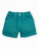 Boys’ woven bermuda shorts with elasticated waist