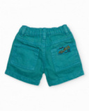 Boys’ woven bermuda shorts with elasticated waist