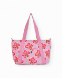 Girls’ woven bag with zip fastening