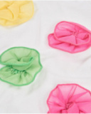 Girls’ knitted T-shirt with 3D flowers