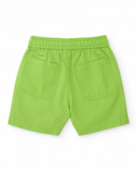Boys’ woven bermuda shorts with large pockets