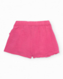 Girls’ woven skirt with wrap design
