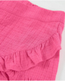 Girls’ woven skirt with wrap design