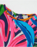 Girls’ woven blouse with back fastening