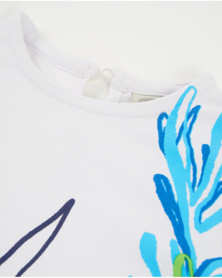 Girls’ knitted T-shirt with shiny details