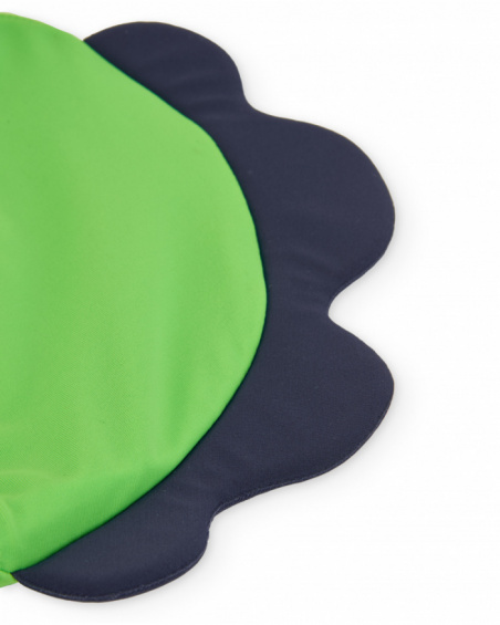 Boys’ knitted swim cap with decorative fin