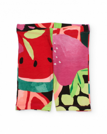 Girls’ knitted set with watermelon motif