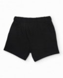 Boys’ knitted bermuda shorts with contrasting drawstring
