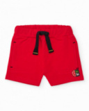Boys’ knitted bermuda shorts with elasticated waist