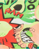 Boys’ knitted sweatshirt with comic graphics