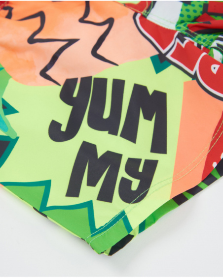 Boys’ woven quick-drying swim shorts