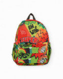 Boys’ woven backpack with multiple pockets