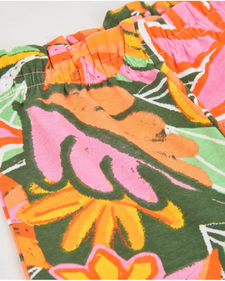 Girls’ knitted shorts in lightweight fabric