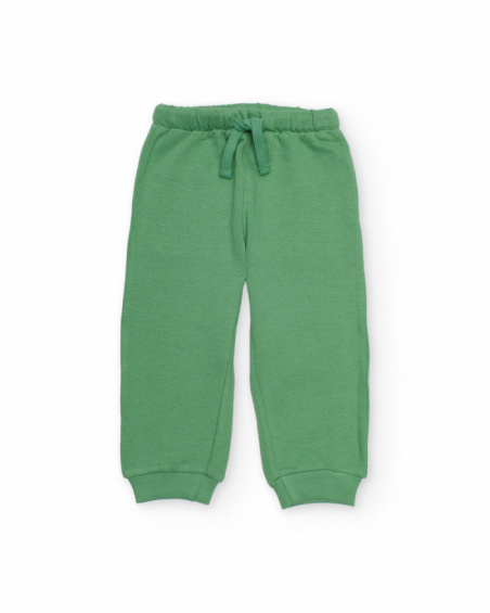 Boys’ knitted trousers with elasticated waistband