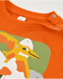 Boys’ knitted T-shirt with front print
