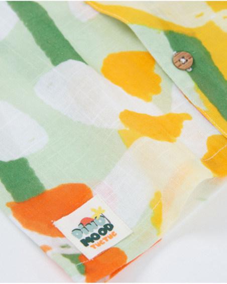 Boys’ woven shirt in breathable fabric