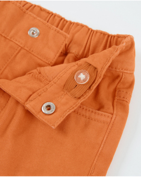 Boys’ woven bermuda shorts with elasticated waist