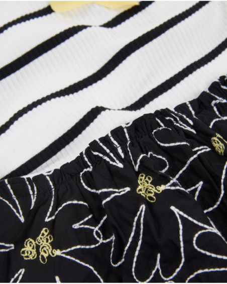 Girls’ striped knit dress