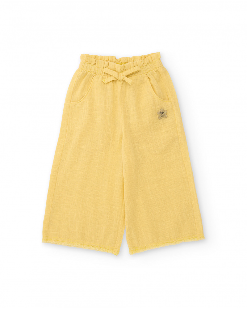Girls’ woven culotte trousers