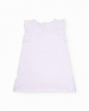 Girls’ knit dress with mermaid print