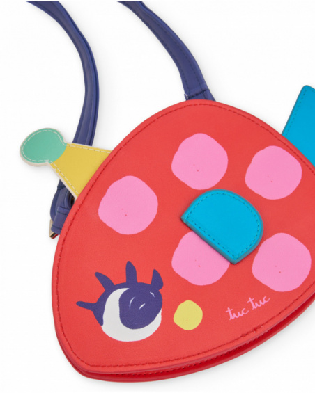 Girls plain weave bag with a fish design