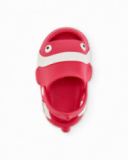 Unisex clogs in synthetic material with a clownfish design