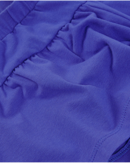 Girls’ knitted shorts with a flowy design