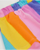 Girls’ knitted skirt with vertical stripes