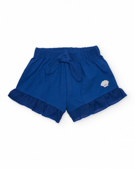 Girls’ knitted set with large nautical print