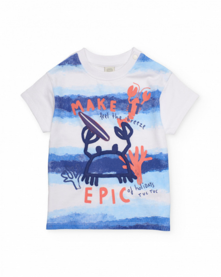 Boys’ knitted set with striped print