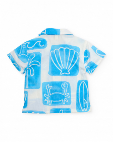 Boys’ woven shirt in lightweight fabric