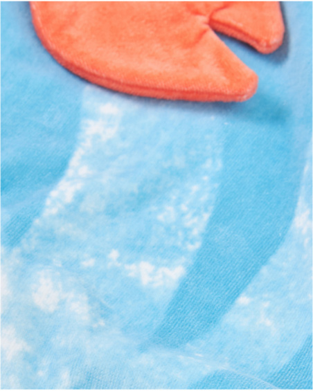 Girls’ knitted towel with soft fabric