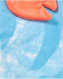 Girls’ knitted towel with soft fabric