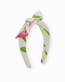 Girls’ woven headband with decorative bow