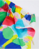 Girls’ woven skirt with spotted print