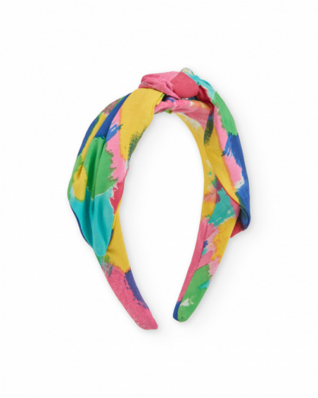 Girls’ woven headband with eye-catching design
