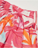 Girls’ woven skirt with layered tiers