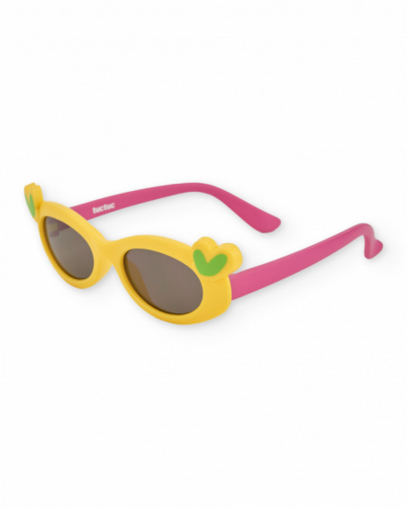 Girls’ sunglasses with heart-shaped details