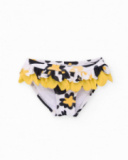 Girls’ knit bikini bottoms with double ruffle
