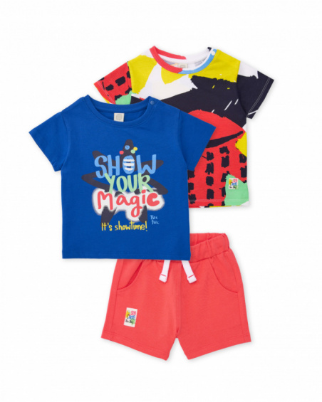 Boys’ three-piece knit set