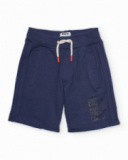 Boys knit bermuda shorts with elastic waistband