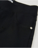 Girls knit shorts with stretchy fabric