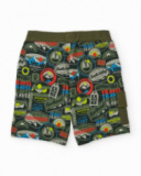 Boys’ knit bermuda shorts with side flap pocket