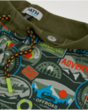 Boys’ knit bermuda shorts with side flap pocket