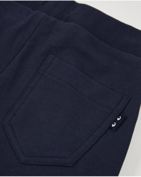 Boys’ knit bermuda shorts with elastic waist