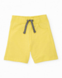 Boys’ knit bermuda shorts with side pockets