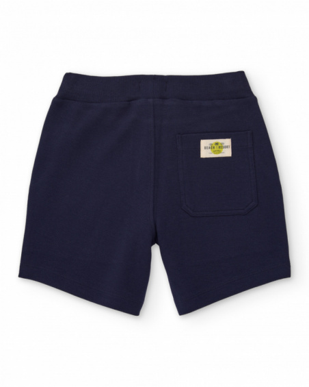 Boys’ knit bermuda shorts in soft fabric