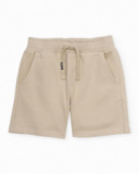 Boys’ knit bermuda shorts with elastic waist and drawstring
