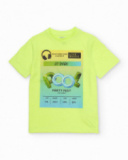 Boys’ knit T-shirt with front design